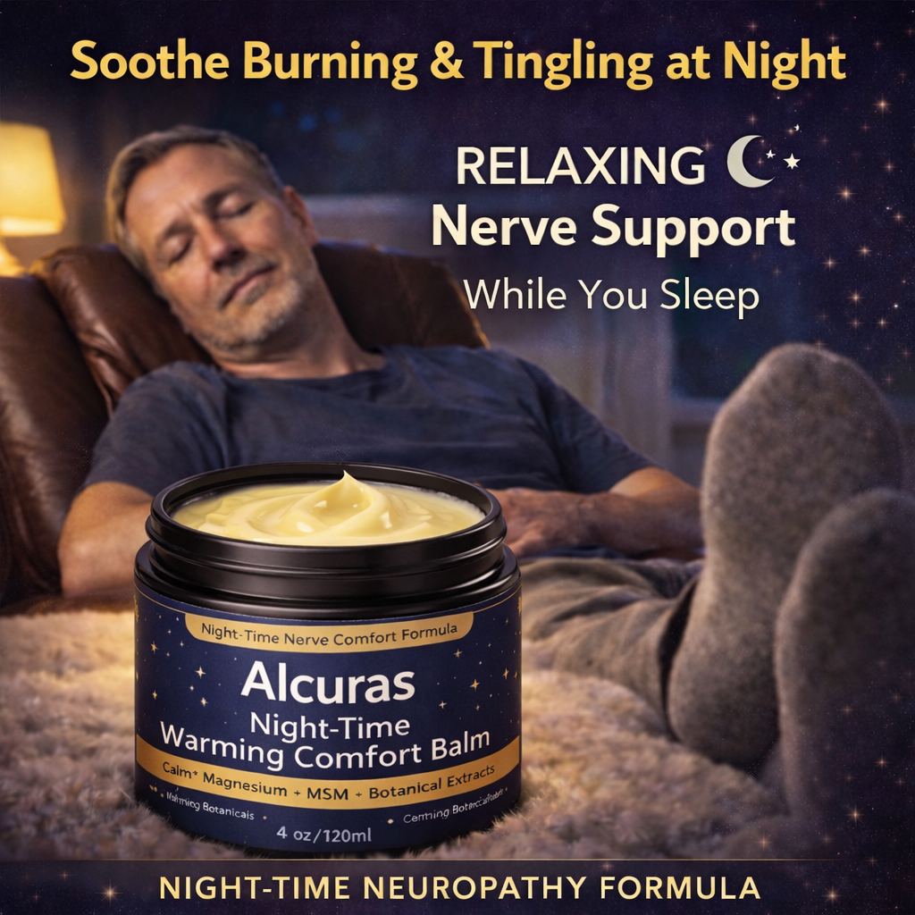 🧬Alcuras® Night Repair Neuropathy Relief & Nerve Recovery Lotion