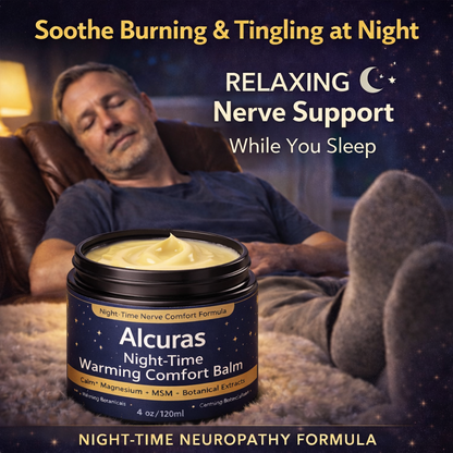 🧬Alcuras® Night Repair Neuropathy Relief & Nerve Recovery Lotion